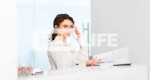 Need receptionist for cum ad